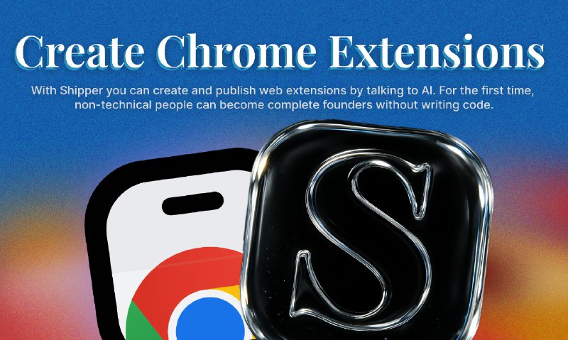 5. AI Chrome Extension Builder标语：通过与人工智能对话来构建 Chrome 浏览器扩展程序介绍：用提示词让人工智能帮你打造完整的 Chrome 浏览器扩展程序