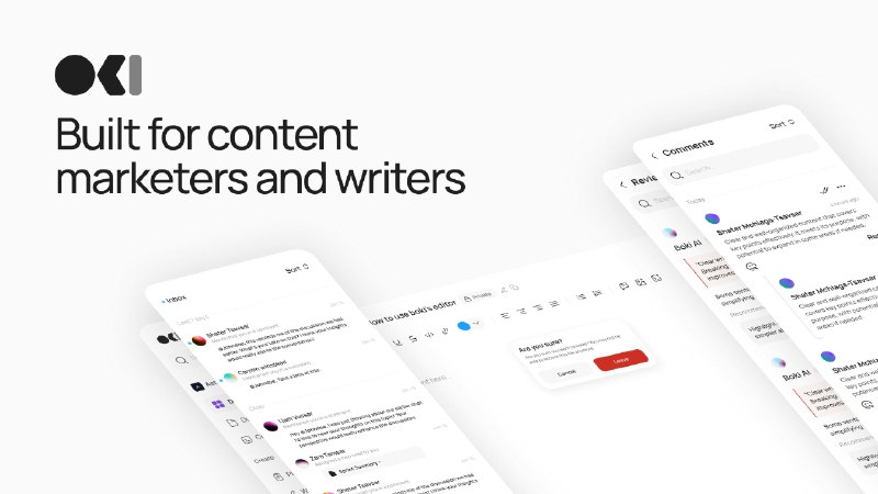 9. Boki by Hackmamba标语：规划、撰写并发布能够带来实际转化效果的真实内容