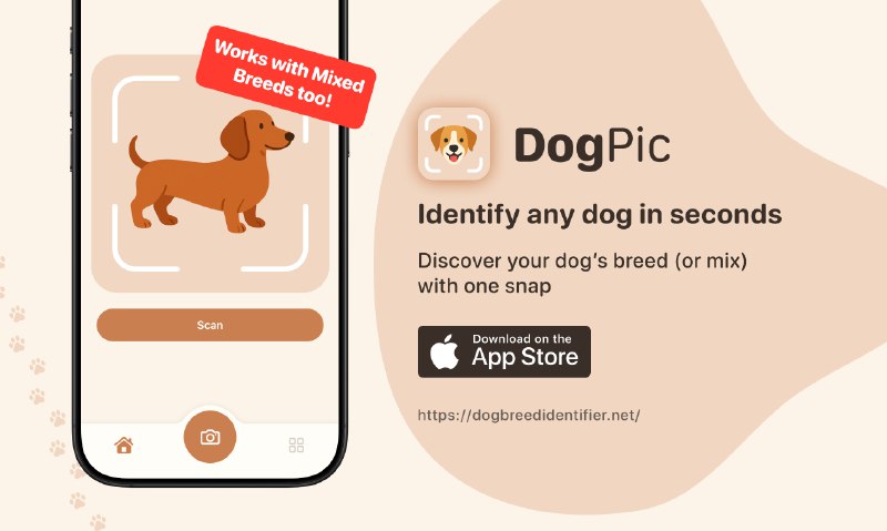 6. DogPic标语：瞬间识别任何犬种