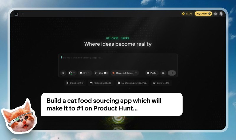 PH今日热榜 | 2025-10-161. Emergent标语：一款高级人工智能应用构建工具，可打造全栈应用程序