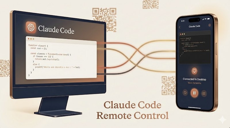 2. Claude Code Remote Control标语：通过远程控制，你可以在任何设备上继续本地会话