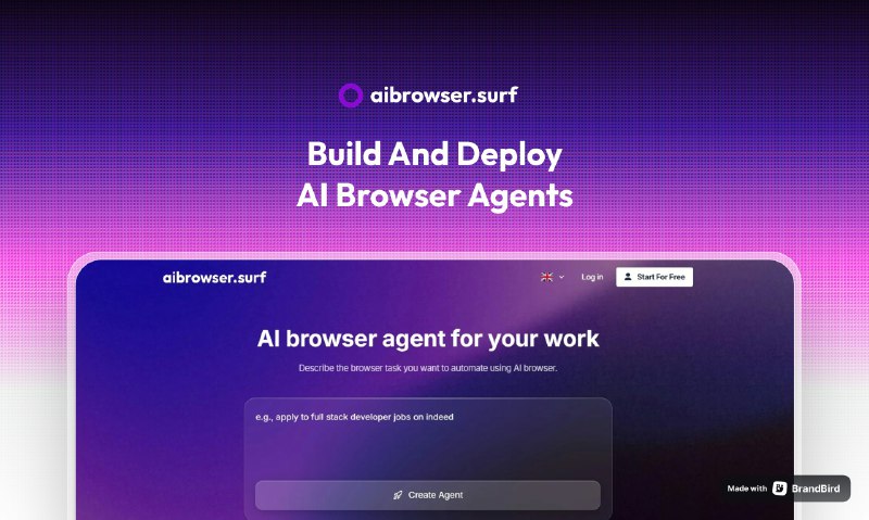 5. AI Browser标语：只需一个指令，就能自动完成任何线上事务