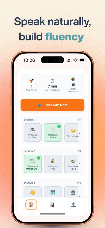 2. ChatPal标语：多练习开口说，就能说得流利！介绍：ChatPal是一款以对话为核心的语言学习应用程序，能帮助人们练习口语，实现流利表达
