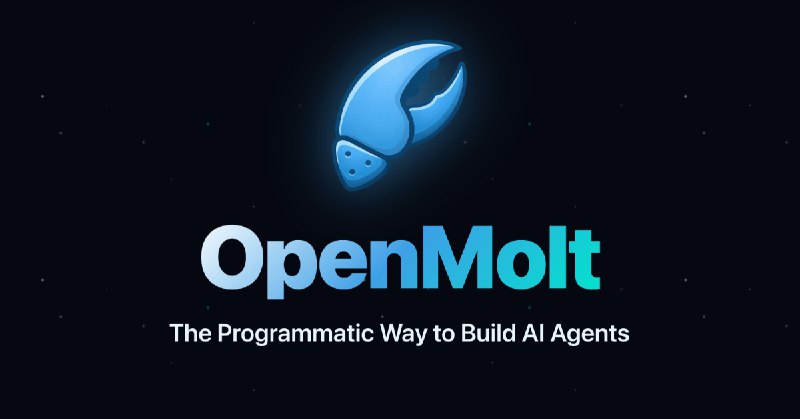 7. OpenMolt标语：让你的代码创建并管理人工智能代理（开源）