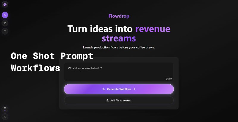 8. Flowdrop V1.1标语：把日常英语表述转化为可运行的自动化操作和工作流程