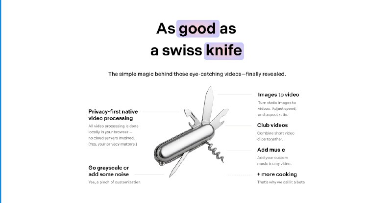 3. Glims  (Beta)标语：就像变魔术一样，把静态照片变成动感十足的展示视频