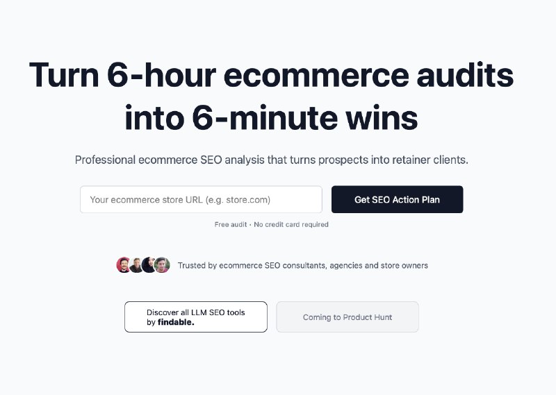 3. SEO Shop Audit标语：把电商店铺老板转化为长期SEO服务客户解释：“eCommerce store owners”直译为“电子商务商店所有者”，通俗来讲就是“电商店铺老板”；“SEO”是“Search Engine Optimization”的缩写，即“搜索引擎优化”；“retainer clients”指的是签订长期服务协议的客户，这里意译为“长期服务客户” ，整体句子表达了将电商店铺老板发展成长期接受SEO服务的客户这一意思