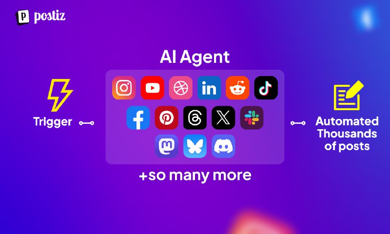 PH今日热榜 | 2025-11-011. Postiz标语：利用人工智能代理（AI Agents）和多渠道发布平台（MCP）将社交帖子发布到20多个渠道