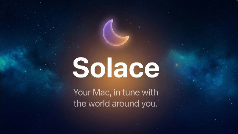 7. Solace标语：你的Mac外观与周围环境相得益彰
